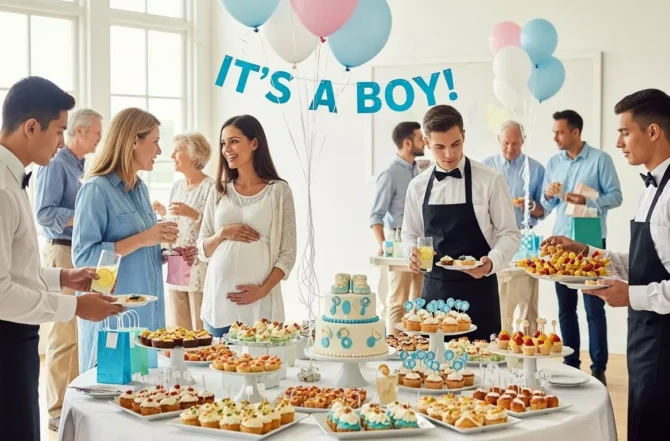 Buffet para Chá de Bebê