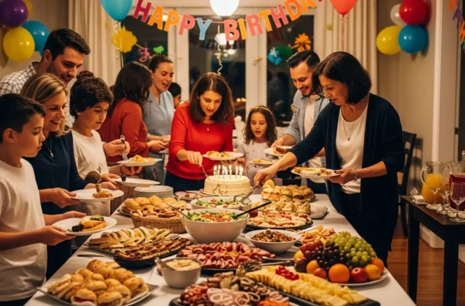 Buffet para Festa de Aniversário a Domicílio​