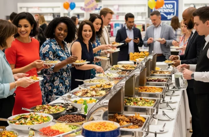 Buffet para Inauguração de Loja​