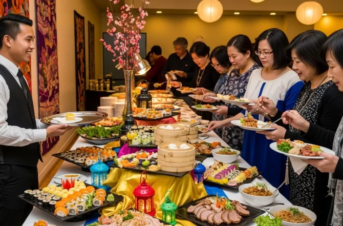 Buffet para Missa Oriental
